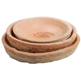 Esschert Design Aged Terracotta Untersetzer 3er Set