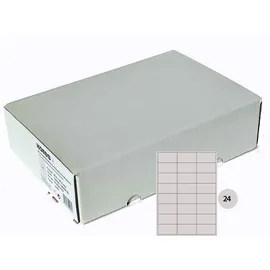 KORES Universaletiketten 70 x 37 mm Weiß 500 Blatt