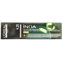 L'oreal Inoa Haarfarbe 4,20 mittelbraun intensives violett 60ml