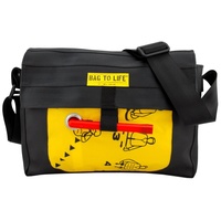 Bag to Life Umhängetasche »Co Pilot, Alltagstasche«, aus recyceltem Material B/H/T: 33 cm x 22 cm x 9 cm, gelb Taschen