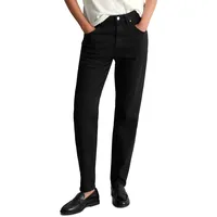 Marc O'Polo DENIM "aus stretchigem Organic-Cotton-Mix", Damen, Jeanshose mit Stretch-Anteil Boyfriend Fit, schwarz, (Multi/Vintage Black), W28/L34 - 28W / 34L