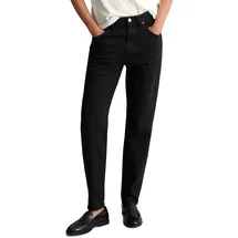 Marc O'Polo DENIM "aus stretchigem Organic-Cotton-Mix", Damen, Jeanshose mit Stretch-Anteil Boyfriend Fit, schwarz, (Multi/Vintage Black), W28/L34 - 28W / 34L
