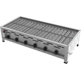 ChattenGlut Gasbräter 6-flammig 1140 x 530 x 270 cm Edelstahl inkl. Rost