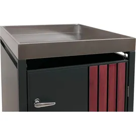 MCW Mülltonnenverkleidung O67 125 x 84 cm anthrazit