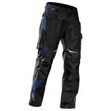 Kübler Pulsschlag Hose 2424 schwarz/kornblumenblau Größe 28