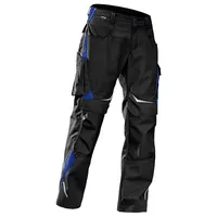 Kübler Pulsschlag Hose 2424 schwarz/kornblumenblau Größe 28