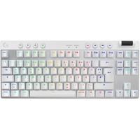 Logitech G PRO X TKL Lightspeed LIGHTSYNC RGB, Gaming Tastatur, Mechanisch, Kabellos, Weiß