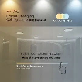 V-Tac 217602 12 W rund weiß
