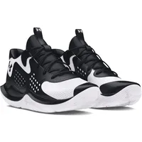 Under Armour Unisex UA Jet '23 Basketball Schuhe, Black/White/Black, 43 EU