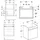 Geberit Renova Plan 53,6x60,6x44,6cm, Nussb he, F. strukt.