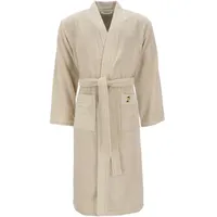 VOSSEN Bademantel Woodstock L/XL Baumwolle Schwarz