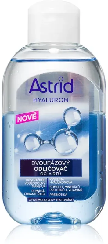 Astrid Hyaluron 2-Phasen Abschminkwasser für Augen und Lippen 125 ml