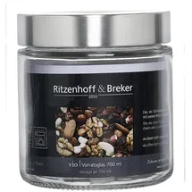 Ritzenhoff & Breker Vorratsglas rund glatt 700 ml 6 St.