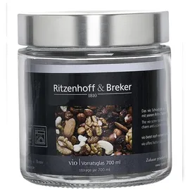 Ritzenhoff & Breker Vorratsglas rund glatt 700 ml 6 St.