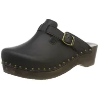 Berkemann Damen Riemen-toeffler Clogs, Schwarz, 35.5 EU