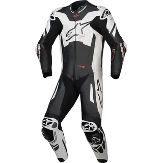 Alpinestars GP Plus V4 Sprint Lederkombi - Schwarz/Weiß/Neon-Rot / 46