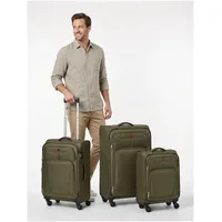 Wenger Beaumont Koffer-Set 3-tlg. grün/oliv