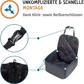 Floxik Hunde Autositz - Premium Hunde Autositzbezug für jedes Auto