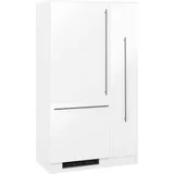 WIHO KÜCHEN Küche »Chicago«, wahlweise mit E-Geräten, Breite 90 cm weiß