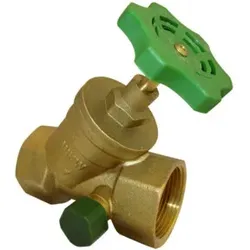 KIRCHHOFF Schrägsitzventil, 1/2", mit Entleerung