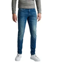 PME Legend Herren Jeans TAILWHEEL Slim Fit Blau Blau Ptr140-Dbi Normaler Bund Reißverschluss W 28 L 32