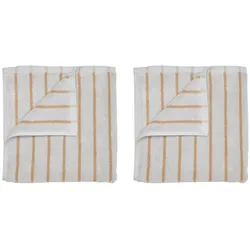 Blomus - Arto Gästehandtuch, 50 x 30 cm, micro chip / tan (2er-Set)