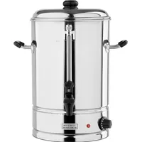 Yato Profi Gastro Wasserkocher 12 Liter 2500 Watt Edelstahl Teekocher Glühweinkocher Glühweinkessel, Wasserkocher, Silber