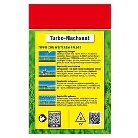 WOLF-Garten Rasensamen LR 120 Turbo-Nachsaat 2,4kg (für bis zu 120m2, Reparatur,schnellkeimend