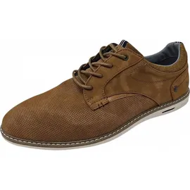 Mustang Herren Schnürhalbschuh Braun 42