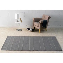 HANSE HOME Sunshine In- Outdoor Teppich Fürth 200x290cm - Flachgewebe Wetterfest Modernes Design für Balkon Terrasse Wintergarten Küche Esszimmer Badteppich Wohnzimmerteppich Wasserfest in Grau