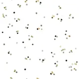 vtwonen Vliestapete Punkte/Confetti 52 cm x 10 m 1 St Weiß/Schwarz/Gold