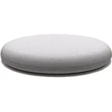 Yadlan Sitzkissen Outdoor Rund 45 cm, Stuhlkissen Rund 45 cm, Sitzpolster Stuhl Rund für Drinnen DraußEn, Waschbar, Abnehmbar und Nicht Verblassen Stuhlauflage für Vier Saison Hellgrau