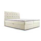 moeblo Möblo Boxspringbett, Beige, Holz, Rechteckig, 180x200 cm, Schlafzimmer, Betten, Boxspringbetten