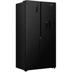 GORENJE Side-by-Side "NRS917E41", Energieeffizienz: E (A-G), schwarz inox, Wasserspender, Kühlschränke, MultiAirFlow-System, Topseller