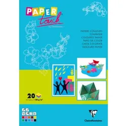 Clairefontaine DIN A3 Bastelpapier Farbig sortiert 120 g/m2 Glatt 20 Blatt
