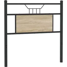 vidaXL Ersatz-Kopfteil Sonoma-Eiche 80 cm Holzwerkstoff und Stahl