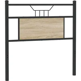 vidaXL Ersatz-Kopfteil Sonoma-Eiche 80 cm Holzwerkstoff und Stahl