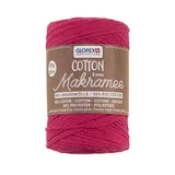 Glorex  Garn Makramee Cotton Neon Pink 250 g 225 m