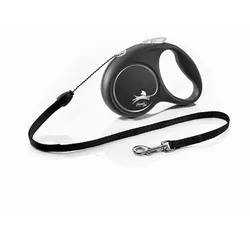 FLEXI Black Design S Seilleine 5 m Schwarz