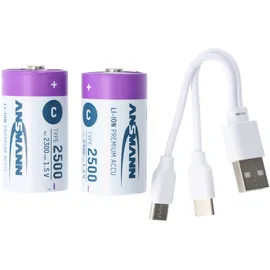 Ansmann Li-Ion Akku Baby C 2300 mAh 2 St.