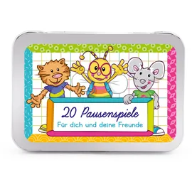 Bartl TRENDHAUS ABC Champions 20 Pausenspiele in Metallbox, Kleines Geschenk zum Schulanfang