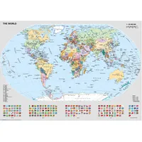 Ravensburger Erwachsenenpuzzle 1000 Teile - Politische Weltkarte