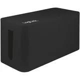 Logilink Kabelbox klein 11,5 x 12 x 23, 5 cm 1-tlg. schwarz