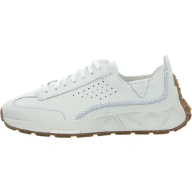 CLARKS Damen Craft Speed Chaussures À Lacets, Off White Lea, 37 EU