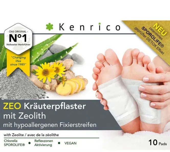 Kenrico ZEO Kräuterpflaster mit Zeolith (10St)