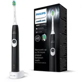 Philips 4300 Series HX6800/63 Elektrische Schallzahnbürste für Erwachsene, schwarz, elektrische Zahnbürste, elektrischer Zahnbürste, integrierter Akku, 110-240, Li-Ion-Akku, Zustand 1 Stück