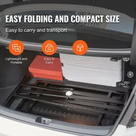 Vevor DJ-Tischständer, 81,3 x 50,8 cm tragbarer DJ-Laptop- und Controller-Ständer, leichter DJ-Schreibtisch, DJ-Pult, höhenverstellbarer DJ-Ständer, faltbarer Keyboardständer mit Doppel-X