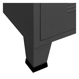 vidaXL Industrial Kleiderschrank Anthrazit 90x50x180 cm Metall