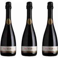 Caffo Mangilli Doc Brut Prosecco 3er Set Schaumwein Secco Alkohol 11% 3x750 ml