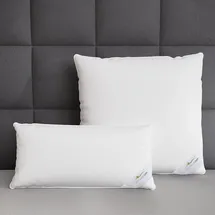 BettwarenShop 3-Kammer Daunenkissen Comfort 65 x 100 cm Weiß